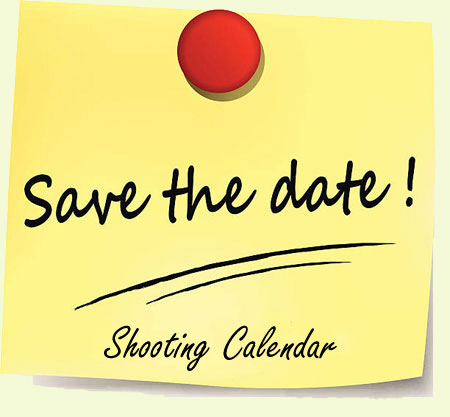 Shooting Calendar